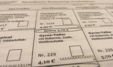 zur Speisekarte