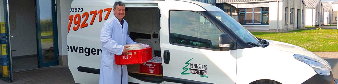 Speiseservice der Rennsteig-Werkstätten Neuhaus - Neuhaus am Rennweg